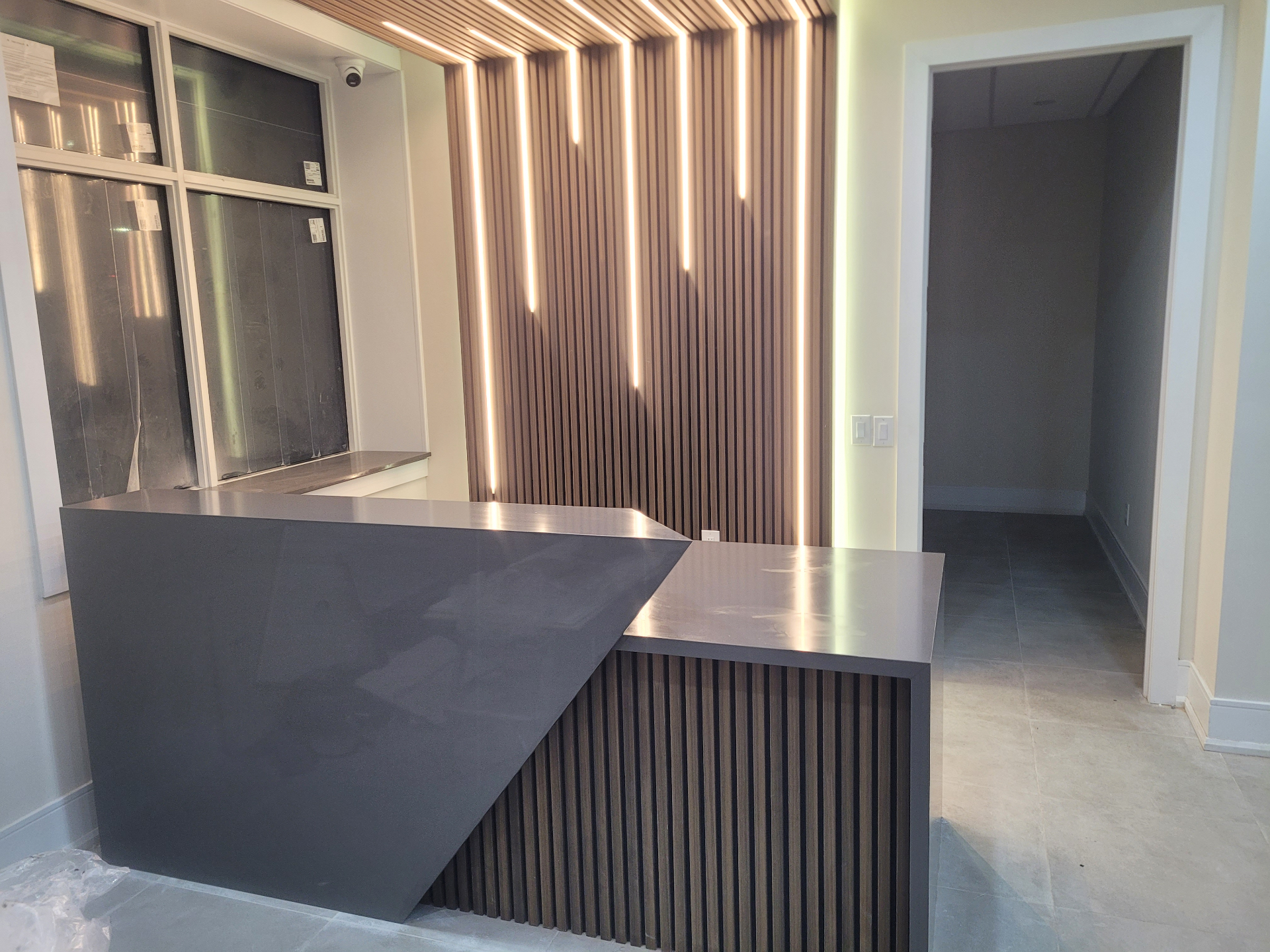 Desk before surface visualization